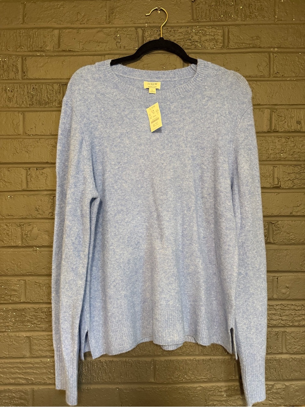 J. Crew Women's Light Blue Crewneck Sweater